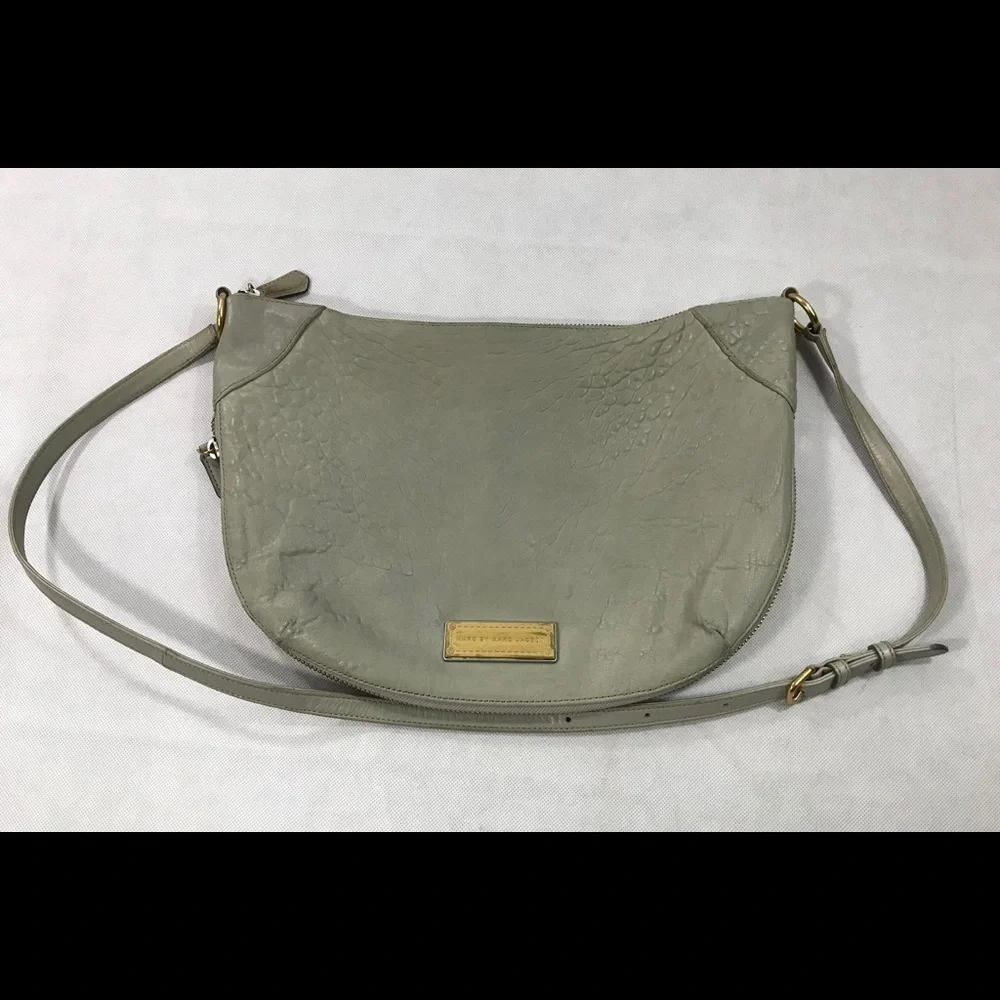 Marc by Marc Jacobs Washed Up Lamb Leather Messenger Bag Read